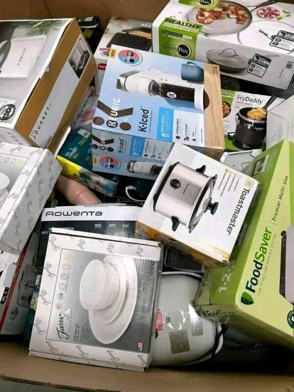 Pallets of kitchen appliances